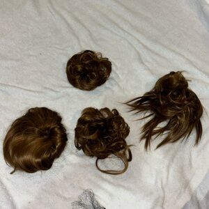 NWT 4 Piece Messy Bun Scrunchies